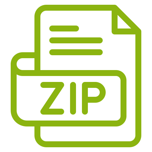 icon indicating a ZIP file type