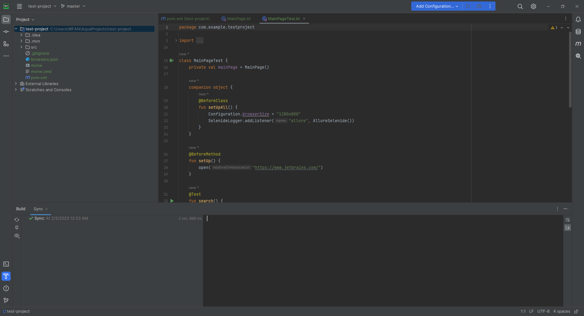 new GUI design for the Aqua IDE