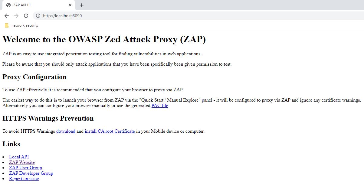 Guide to ZAP Application Security Testing