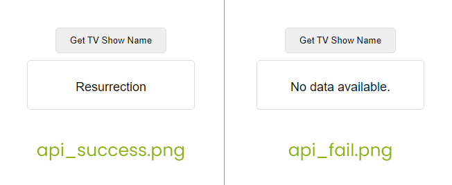API manipulation screenshot comparison