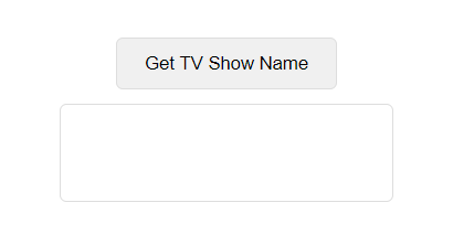 simplified TV shows website section