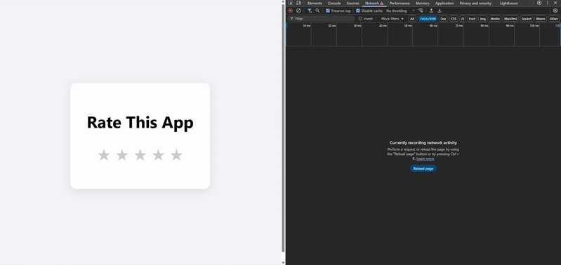 Rating Widget Demo